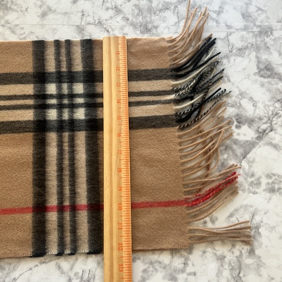 NWOt Nova check  100% wool scarf 70”x12 - Picture 6 of 6